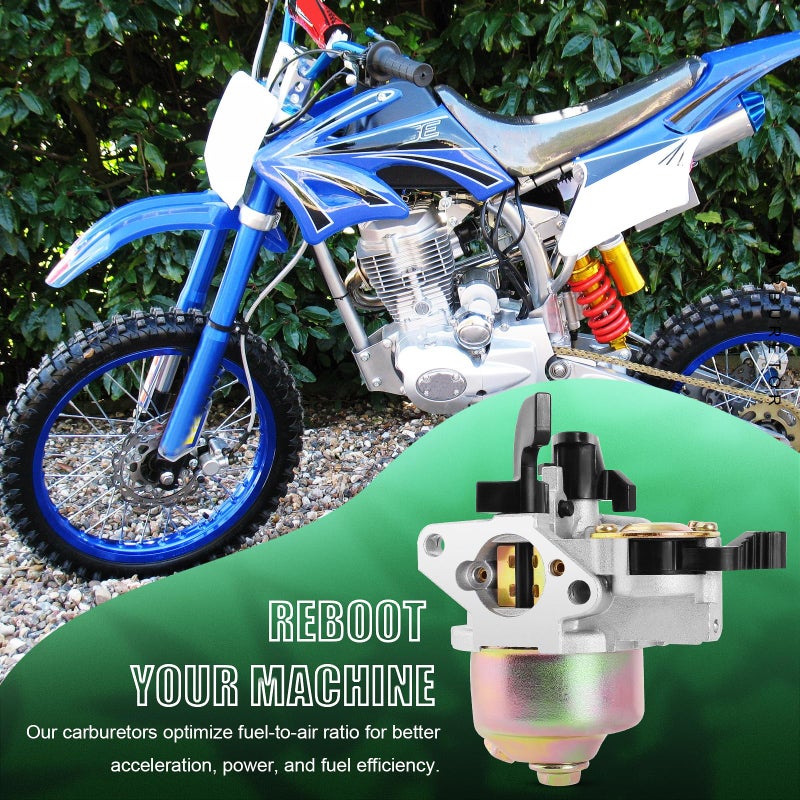 QAZAKY Carburetor Compatible with Mini Baja 97cc 2.8HP Doodlebug DB30 DB30S DB30R Blitz DB30BL Racer DB30G Motorsports Doodle Bug Dirt Pit Bike Motovox MBX10/MBX11/MBX12 MM-B80 Rato R100 Hensim HS152F - Image 2